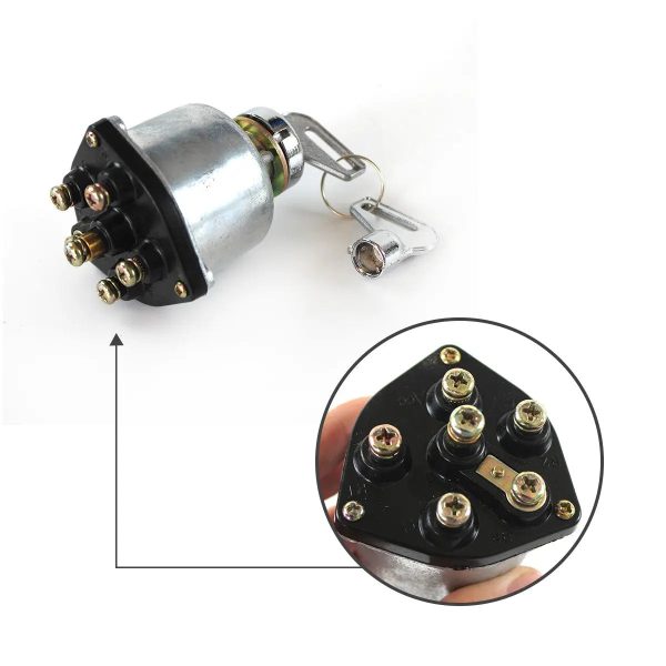 007SS-54-3-Ignition-Switch-with-2-Keys-for-Kato-HD250-HD800-HD700_02 007SS-54-3 Ignition Switch with 2 Keys for Kato HD250 HD800 HD700