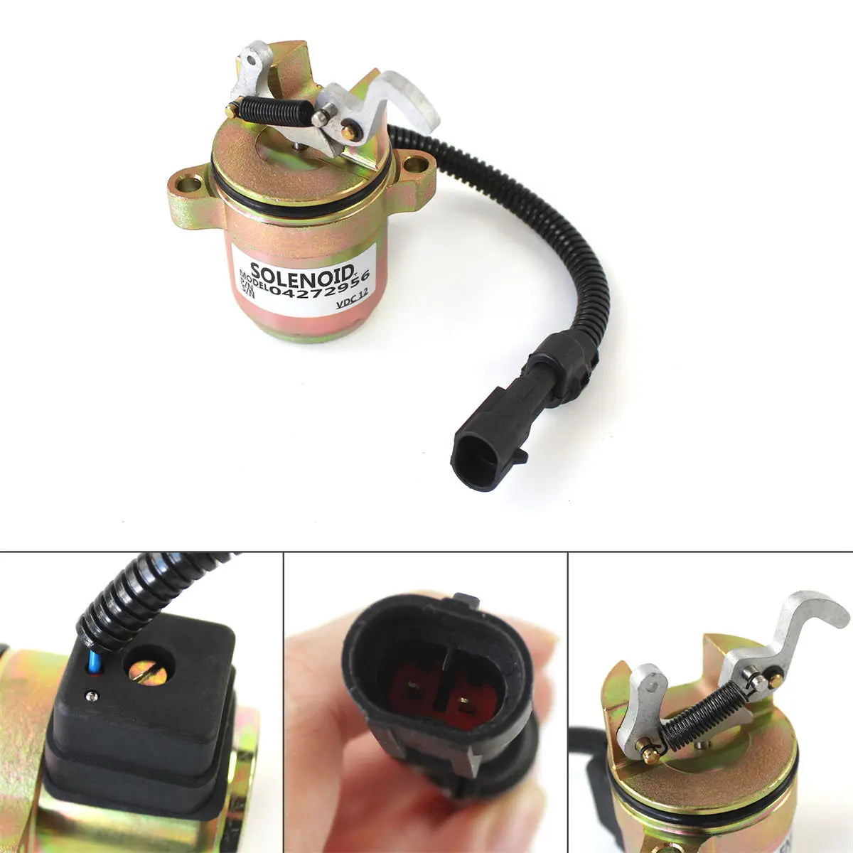 04272956 6686715 Fuel Shutoff Solenoid Valve for Deutz BF4M2011 BF4M2012