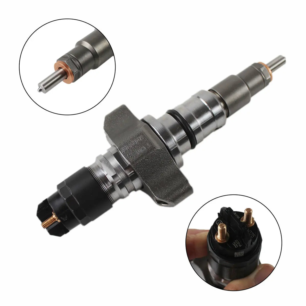 6 PCS Fuel Injector 2854608 0445120057 for CASE New Holland IVECO Engine F4HE9687 Tractor Maxxum 115 125 140 T6030 T6050 T6080 T6090