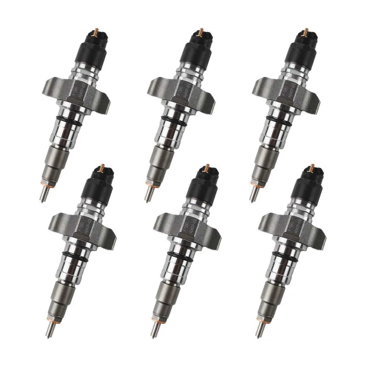 6 PCS Fuel Injector 2854608 0445120057 for CASE New Holland IVECO Engine F4HE9687 Tractor Maxxum 115 125 140 T6030 T6050 T6080 T6090