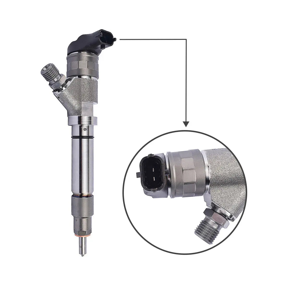0986435521-Fuel-Injector-for-GMC-Savana-Sierra-2500-3500-Chevy-2006-2007-6.6L_03 2006-2007.5 Chevy/GMC 2500/3500 Duramax LBZ 6.6L Diesel Fuel Injector 0986435521 0445120042