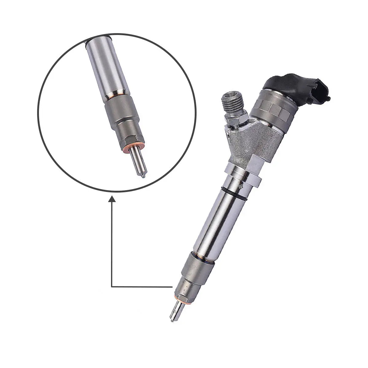 0986435521-Fuel-Injector-for-GMC-Savana-Sierra-2500-3500-Chevy-2006-2007-6.6L_04 2006-2007.5 Chevy/GMC 2500/3500 Duramax LBZ 6.6L Diesel Fuel Injector 0986435521 0445120042