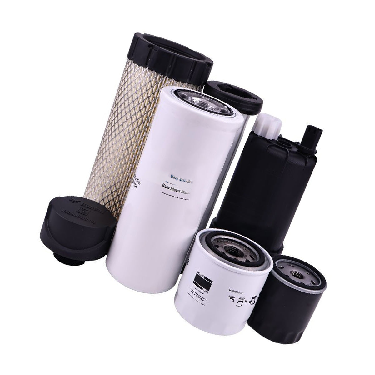 1000/3000 Hour Filter Kit 7324363 for Bobcat Excavator E32 and E35 with T4 Engine
