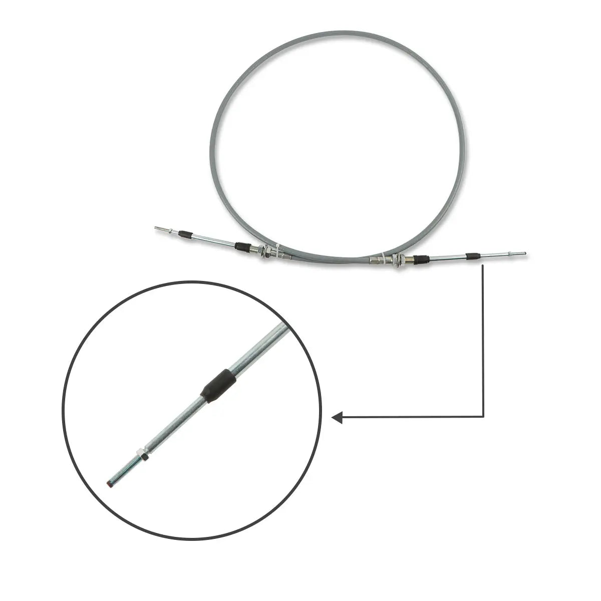 103-43-35270-Throttle-Cable-for-Komatsu_02 103-43-35270 Throttle Motor Control Cable for Komatsu Dozer D20 D21 D20P D20A D21P D21A -6-7