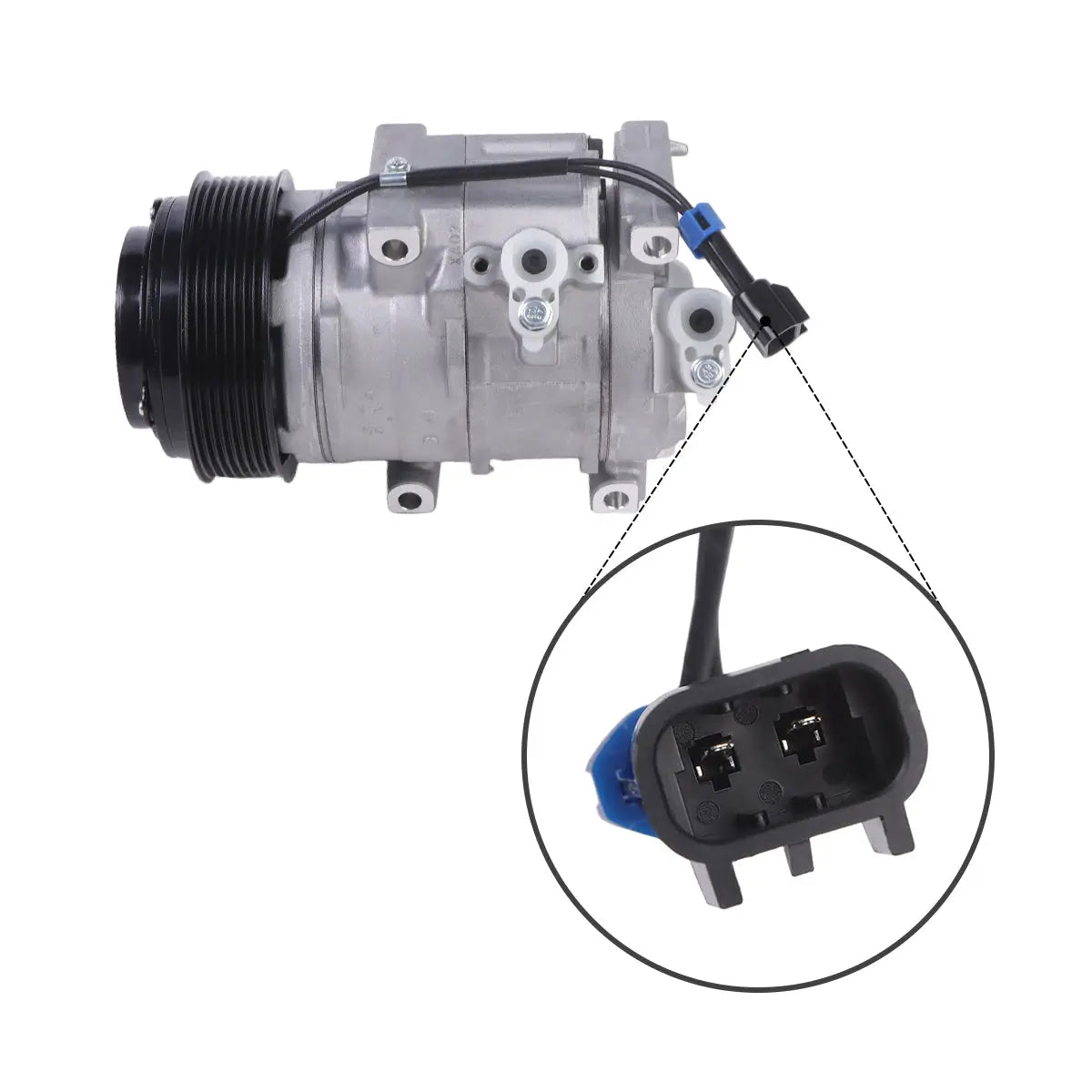 10SRE18C A/C Compressor RE284680 for John Deere Loader 310K 310SK 315SK 325K 325SK 410K 710K 210K 344K