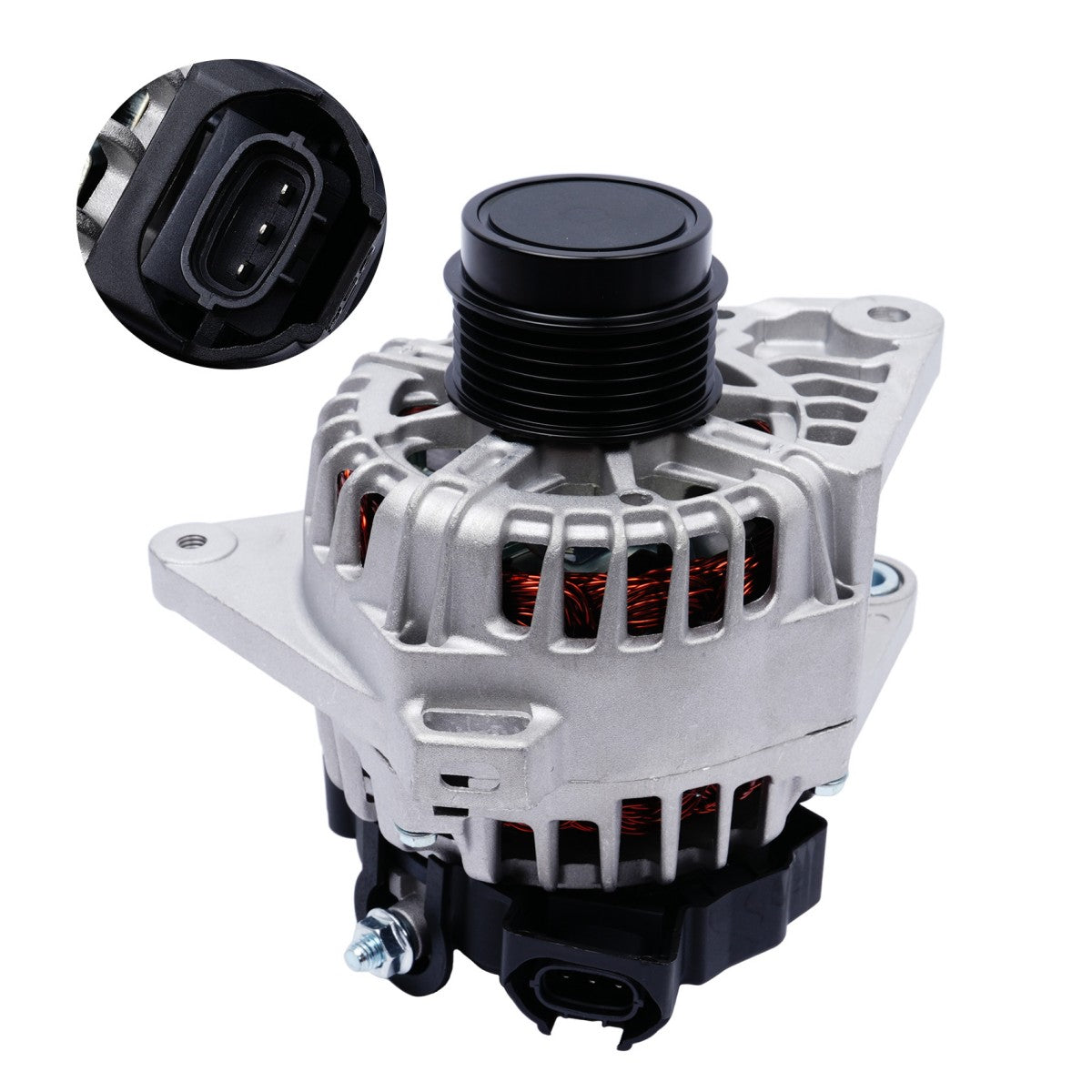 11610-Alternator-90A-6PK-for-Hyundai-Elantra-L4-1.8L-2011-2016_02 11610 Alternator 90A/6PK for Hyundai Elantra L4 1.8L 2011-2016
