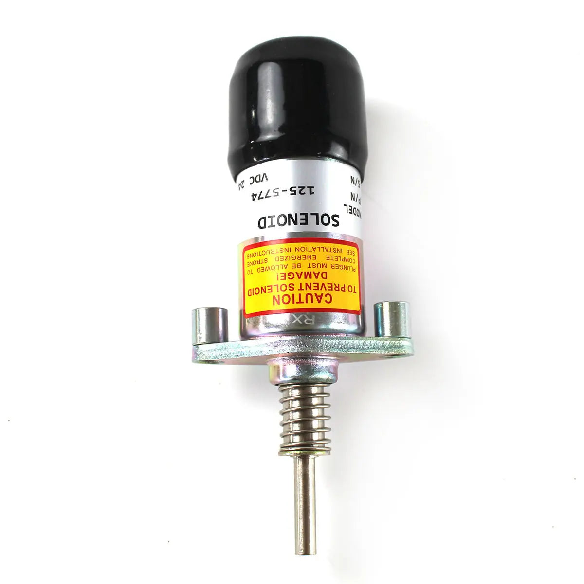 125-5774-Fuel-Shutoff-Solenoid-24V-for-Caterpillar-330B-330C-3304B_01 125-5774 1255774 24V Fuel Shutoff Solenoid for Caterpillar 330B 330C 3304B