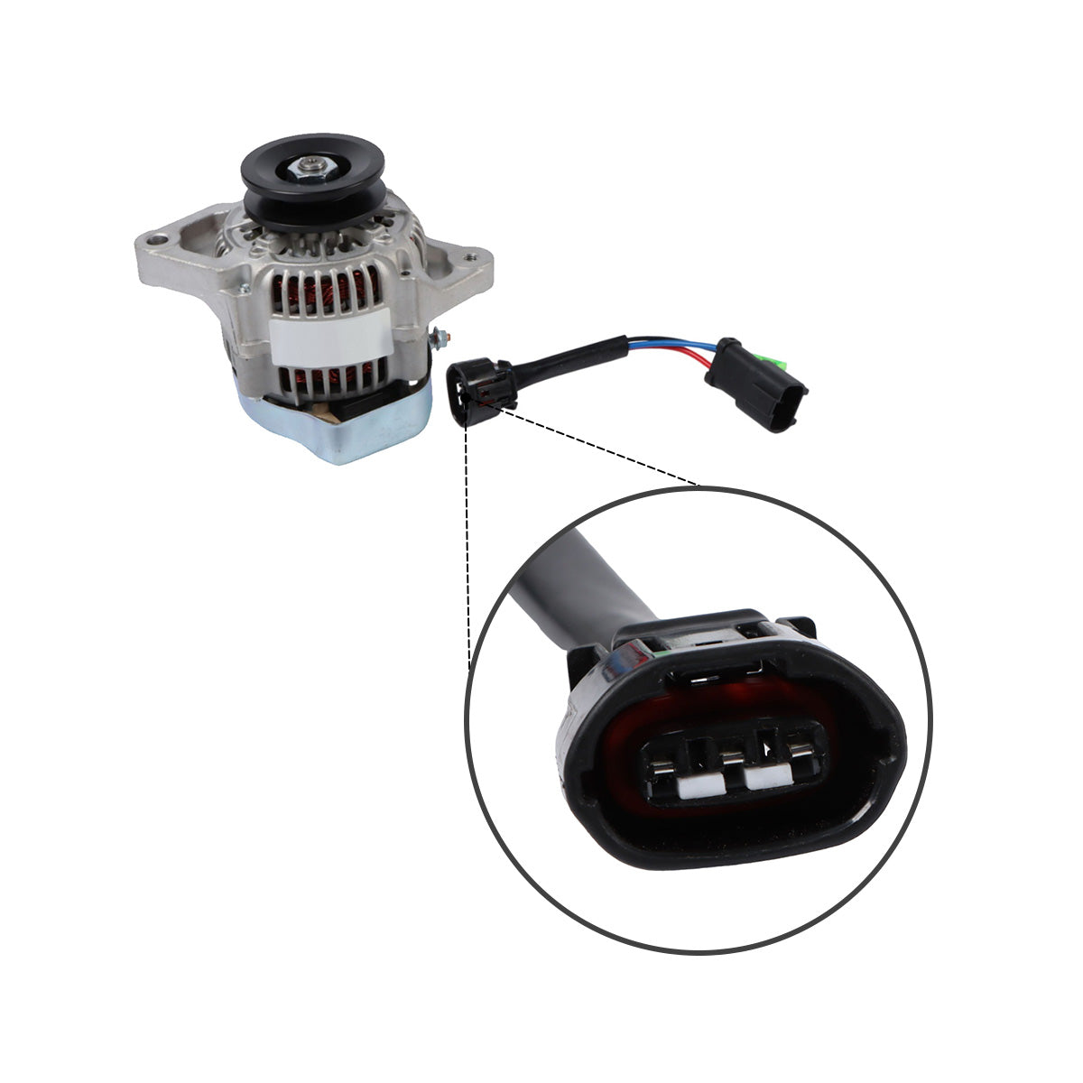 12V 45A Alternator 16404-64014 for Isuzu Engine C240 Kubota Engine D1403 V2203