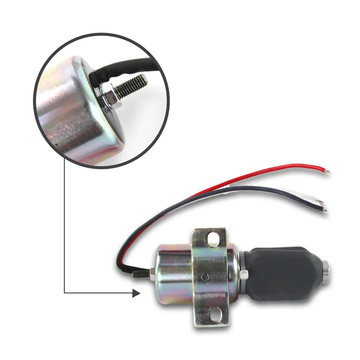 1756ES-12E3ULB1S5 SA-4735-12 12V Stop Solenoid Valve for Cummins Engine