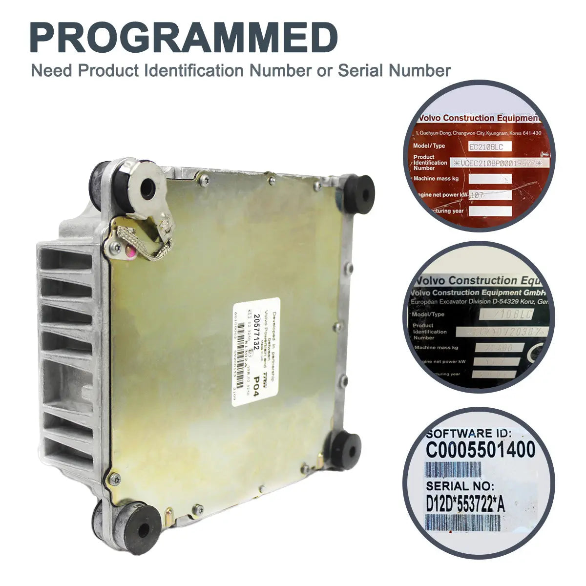 20577132 VOE20577132 ECU Controller for Volvo Excavator Grader Wheel Loader