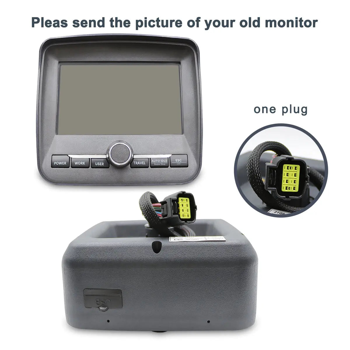 21Q6-30103 Monitor for Hyundai Excavator R210-9 R220-9 R140-9