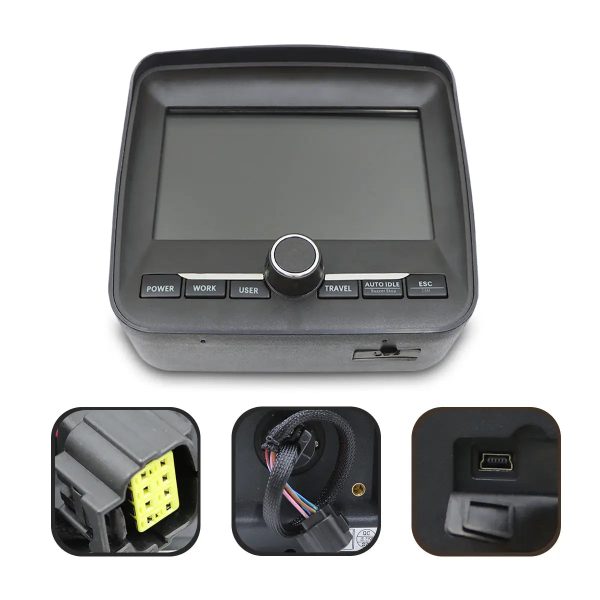 21Q6-30104_3 21Q6-30104 21Q6-30400 Hyundai Excavator Monitor Gauge Cluster for R-9 R220LC-9S