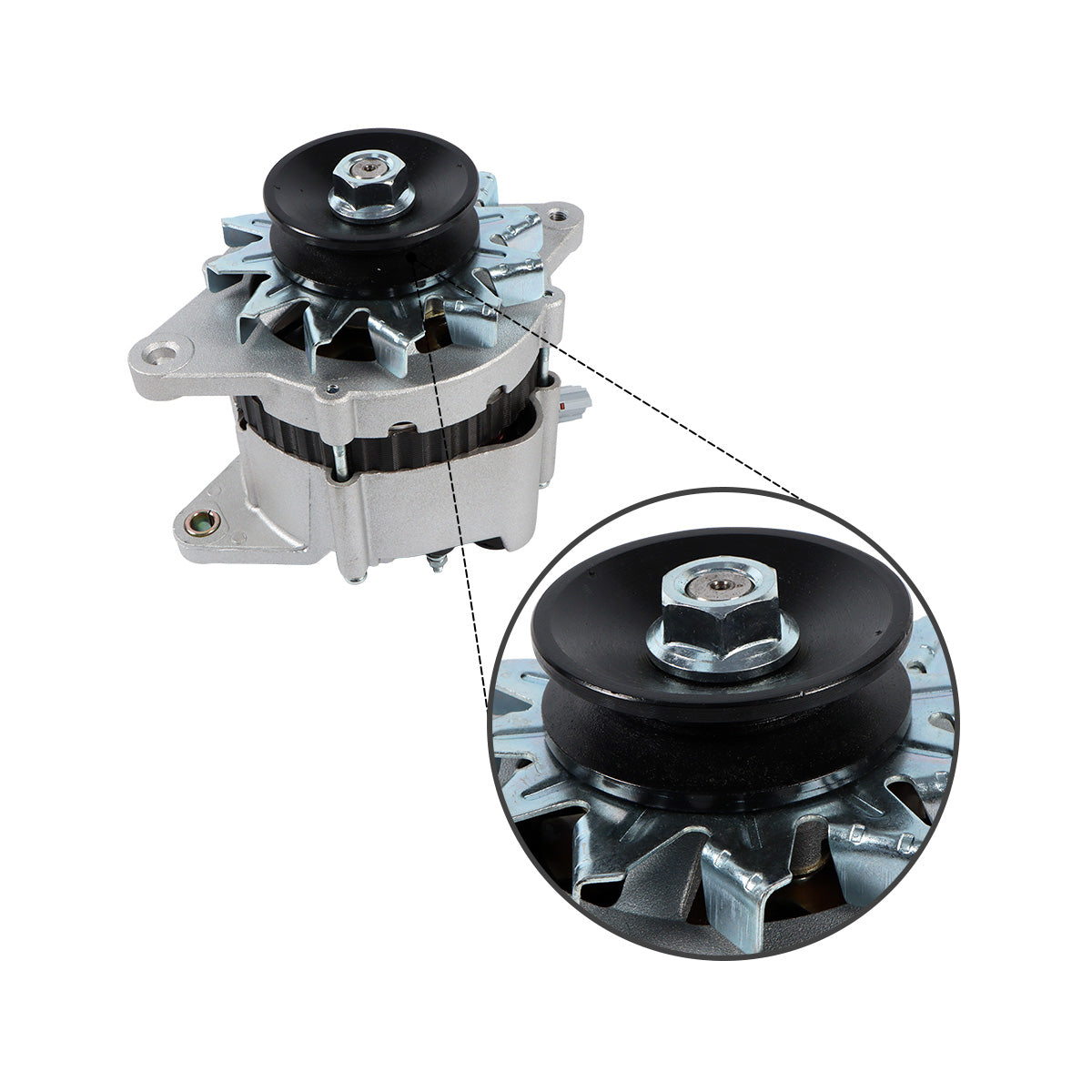 24V Alternator 8-97022-211-2 for Isuzu 4BD1 Hitachi EX100-2 EX100-3 EX120-3 EX90-2
