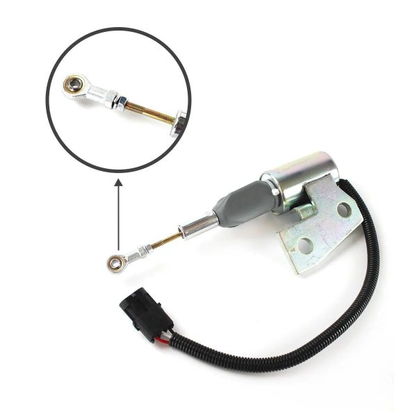 Stop Solenoid SA-4941-24 3991168 3964628 for Cummins 4BT Engine Hyundai R130 Excavator