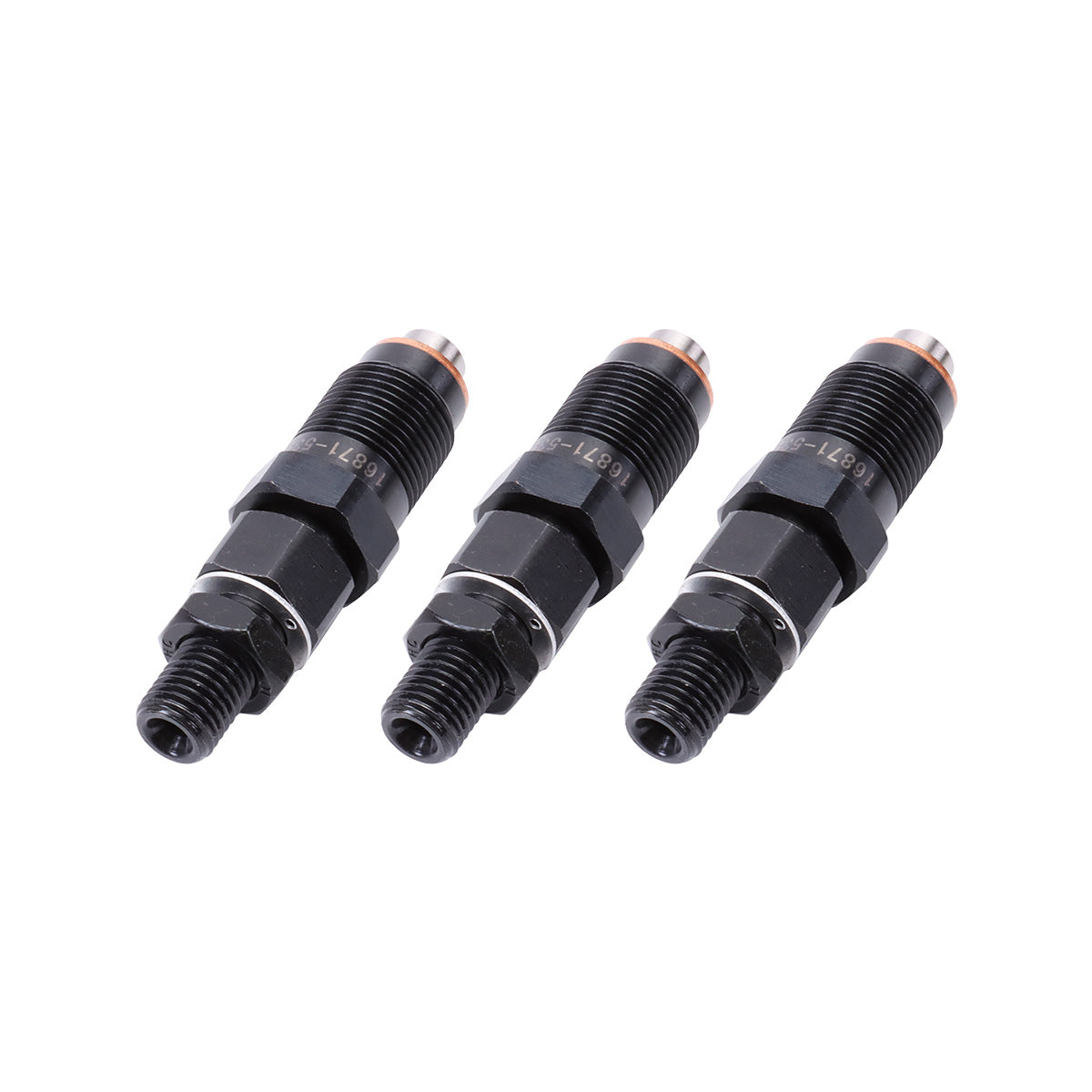 3PCS Fuel Injector 16871-53904 for Kubota Engine D902 D722 Z482 Tractor RTV900 BX1870 BX2360