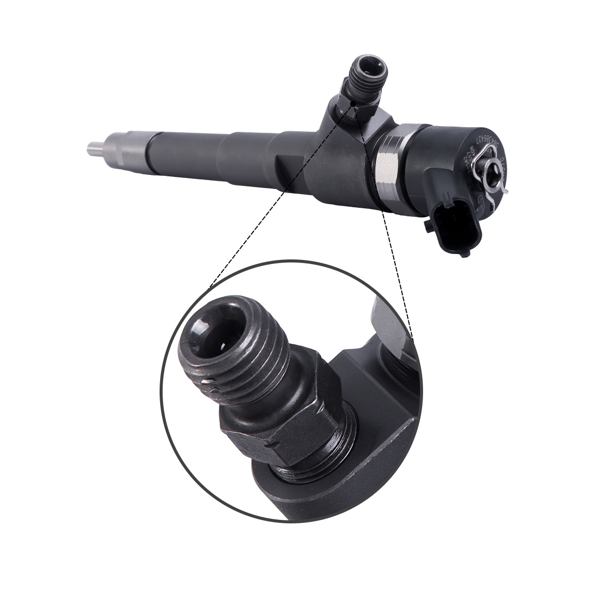 4PCS Fuel Injector 0445110435 for Fiat Iveco Ducato 2.3D Engine