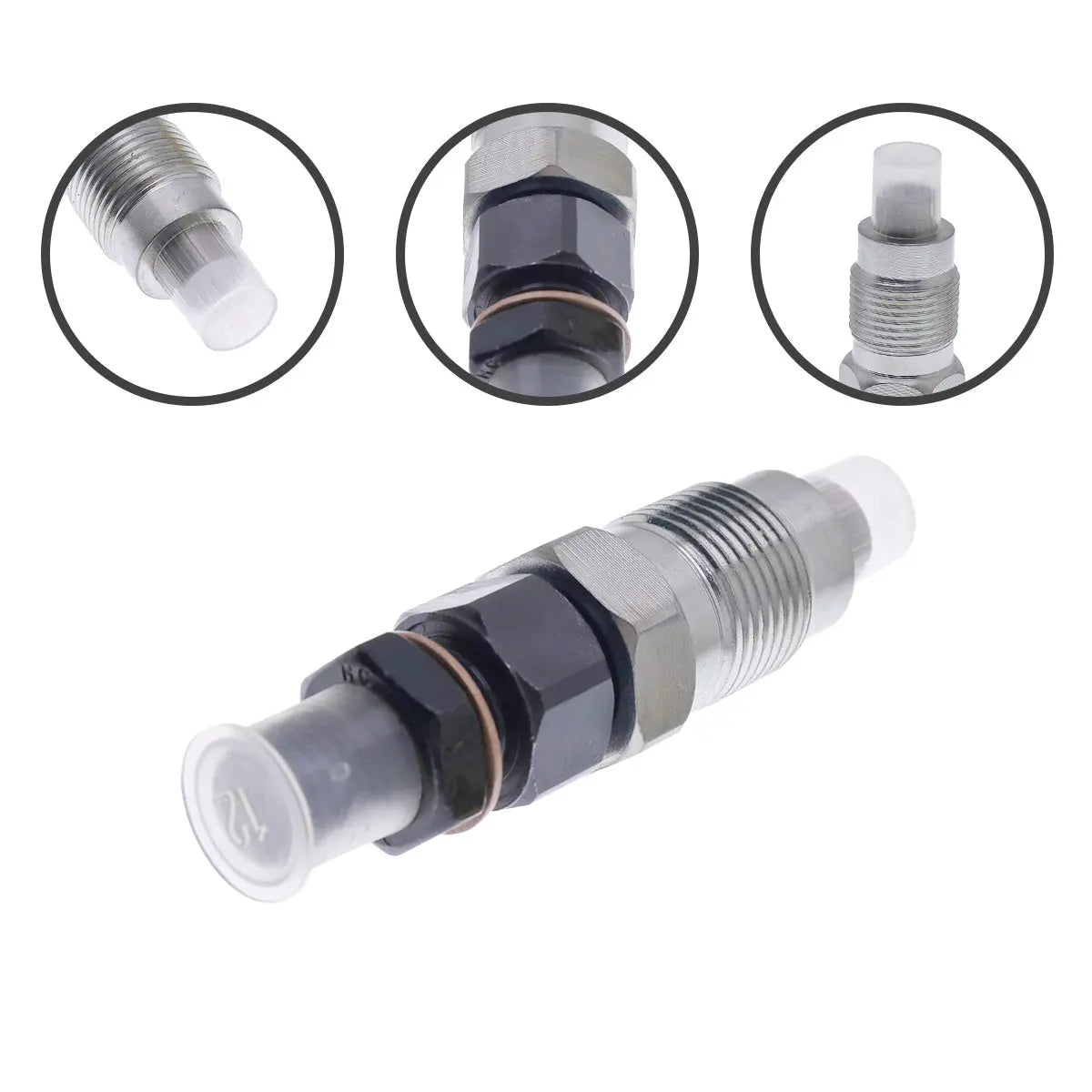 4PCS Fuel Injector 1C010-53010 for Kubota V3 V3300 V3600T V3800 Engine
