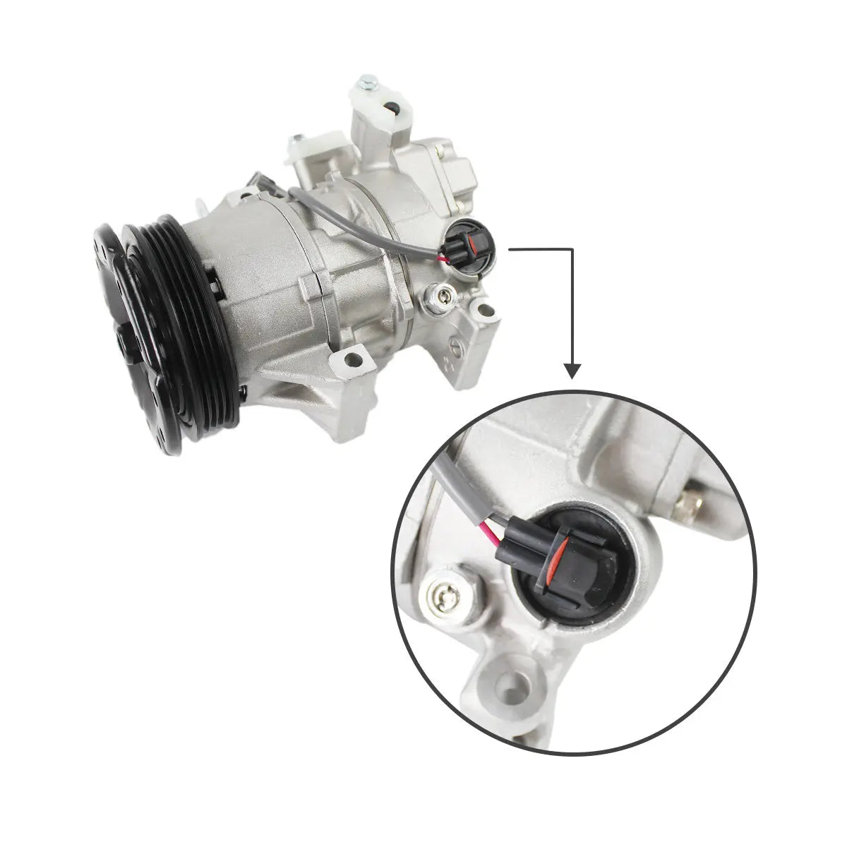 4PK-Air-Conditioning-Compressor-88310-52551-for-Toyota-Yaris-1.3_04 SINOCMP® 4PK A/C Air Compressor 88310-52551 88310-52320 For Toyota yaris Vitz Sienta Scion XA