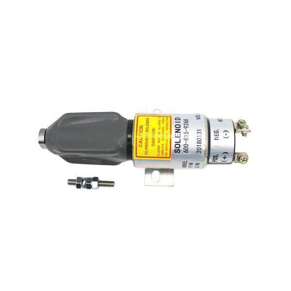 600-815-9260-Solenoid-Valv-Assembly-for-Komatsu-PC138US-2_03 Stop Solenoid 600-815-9260 6008159260 for Komatsu PC128US-2 PC138US-2 WA100-5 WA150-5 WA320-5 WA80-3