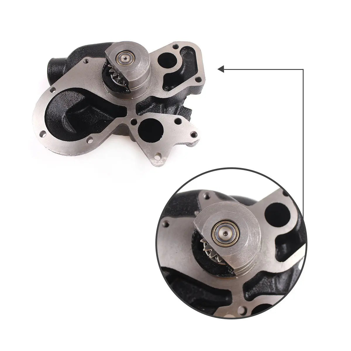 6672782 1PC Water Pump for Perkins 1004-40T
