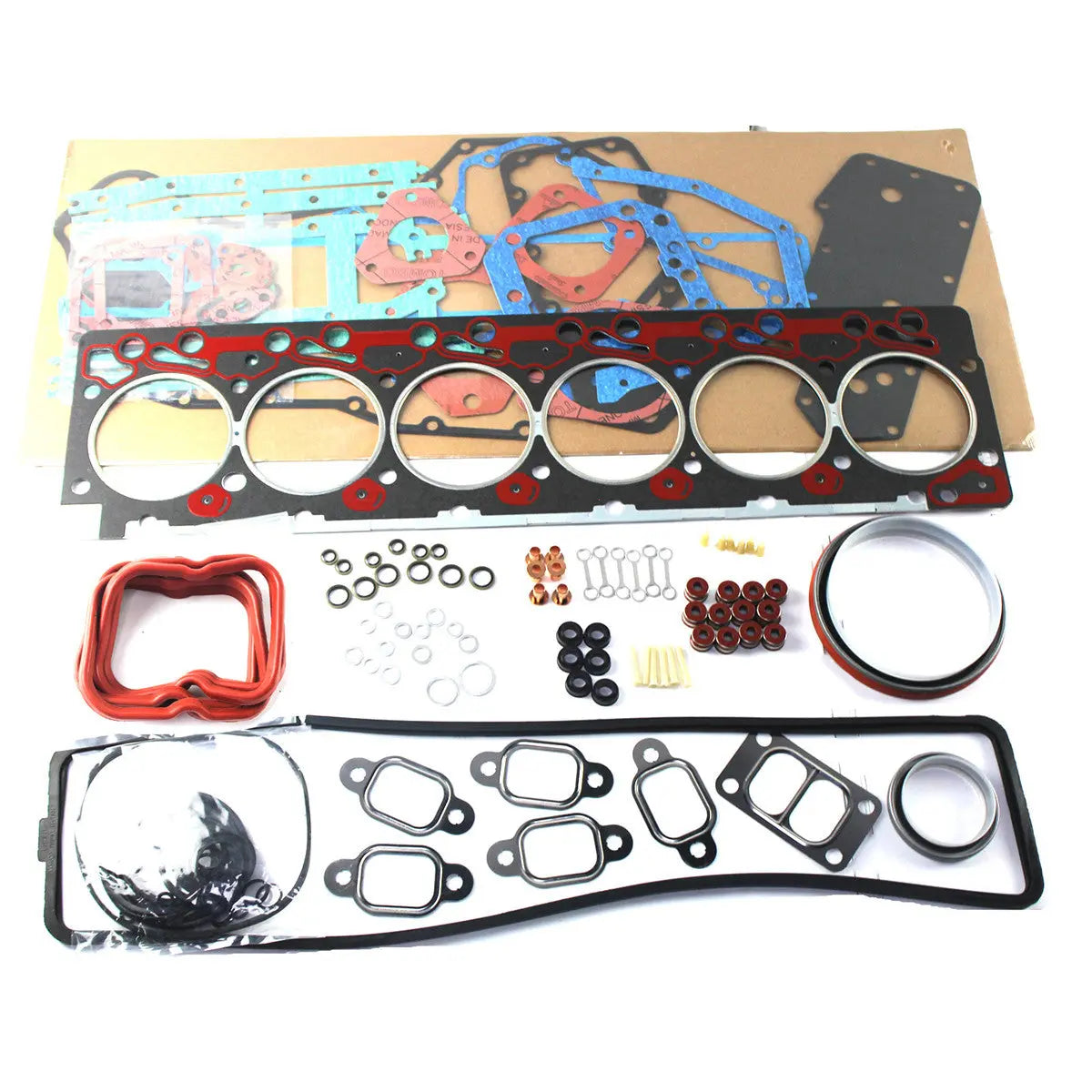 6B 6BT 6BTA Overhaul Gasket Set 12V for Cummins Engine Dodge Ram Pickup 5.9L