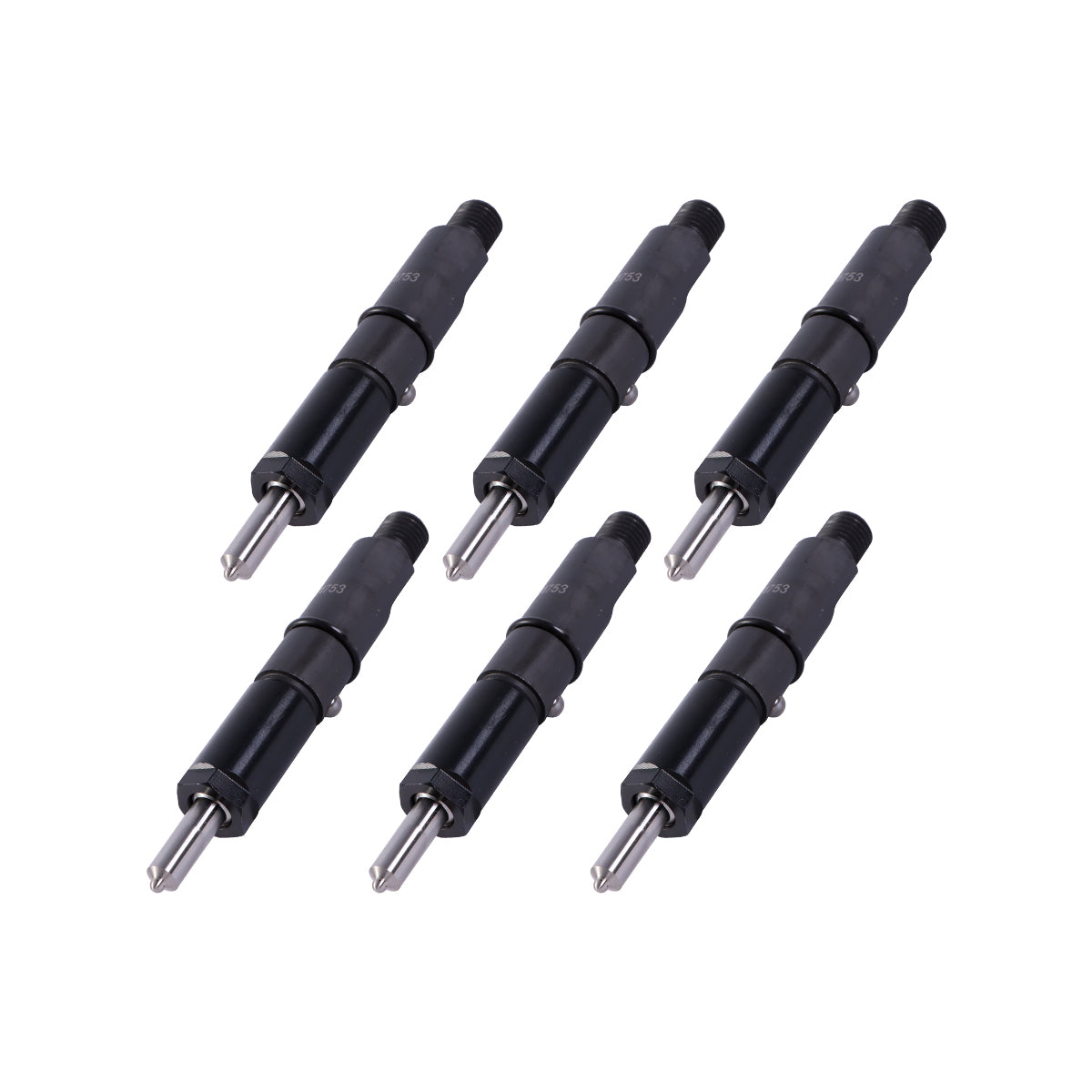 6PCS Fuel Injector 0432131753 389-7596 for Dodge Cummins 6BTA 5.9L 350HP