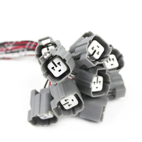 6PCS Sensor Harness Plug Connector 3 Lines for Kobelco SK200-6 Excavator