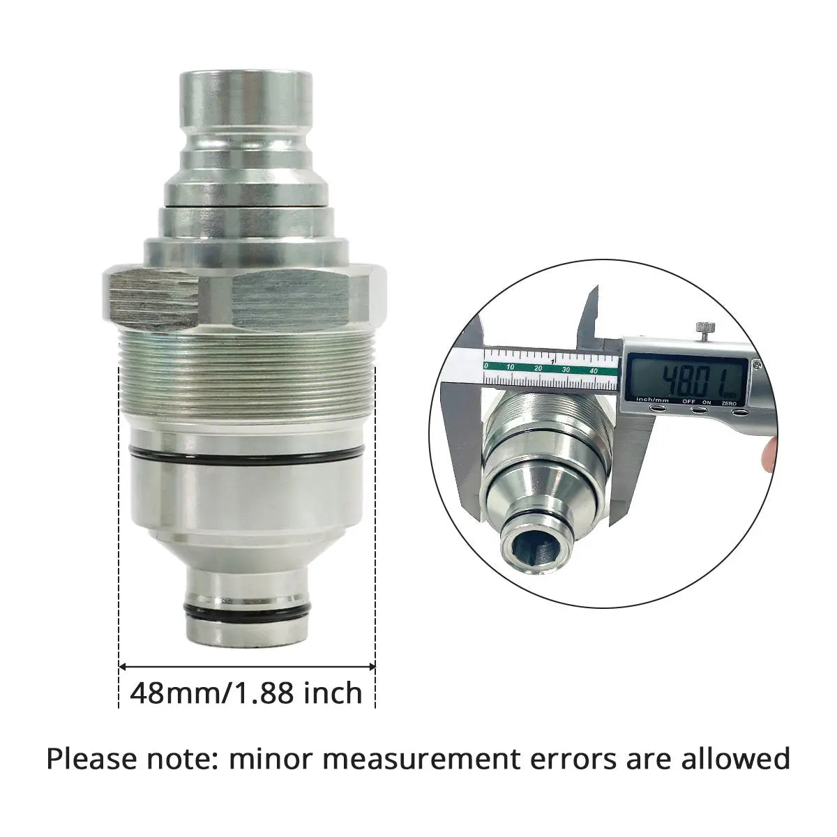 7246799 Hydraulic Male Flat Face Quick Connect Coupler for Bobcat E32 E34 E35 E42 E45 E50 E55