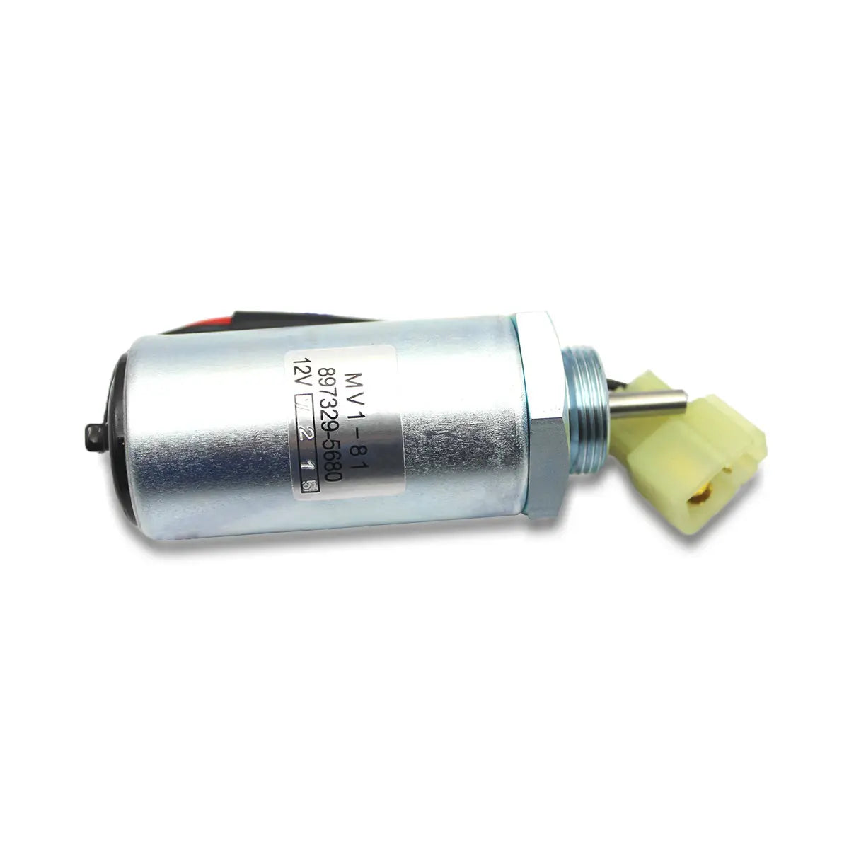 897329-5680 MV1-18 12V Fuel Shutoff Solenoid for Hitachi EX50U Isuzu 4LE1
