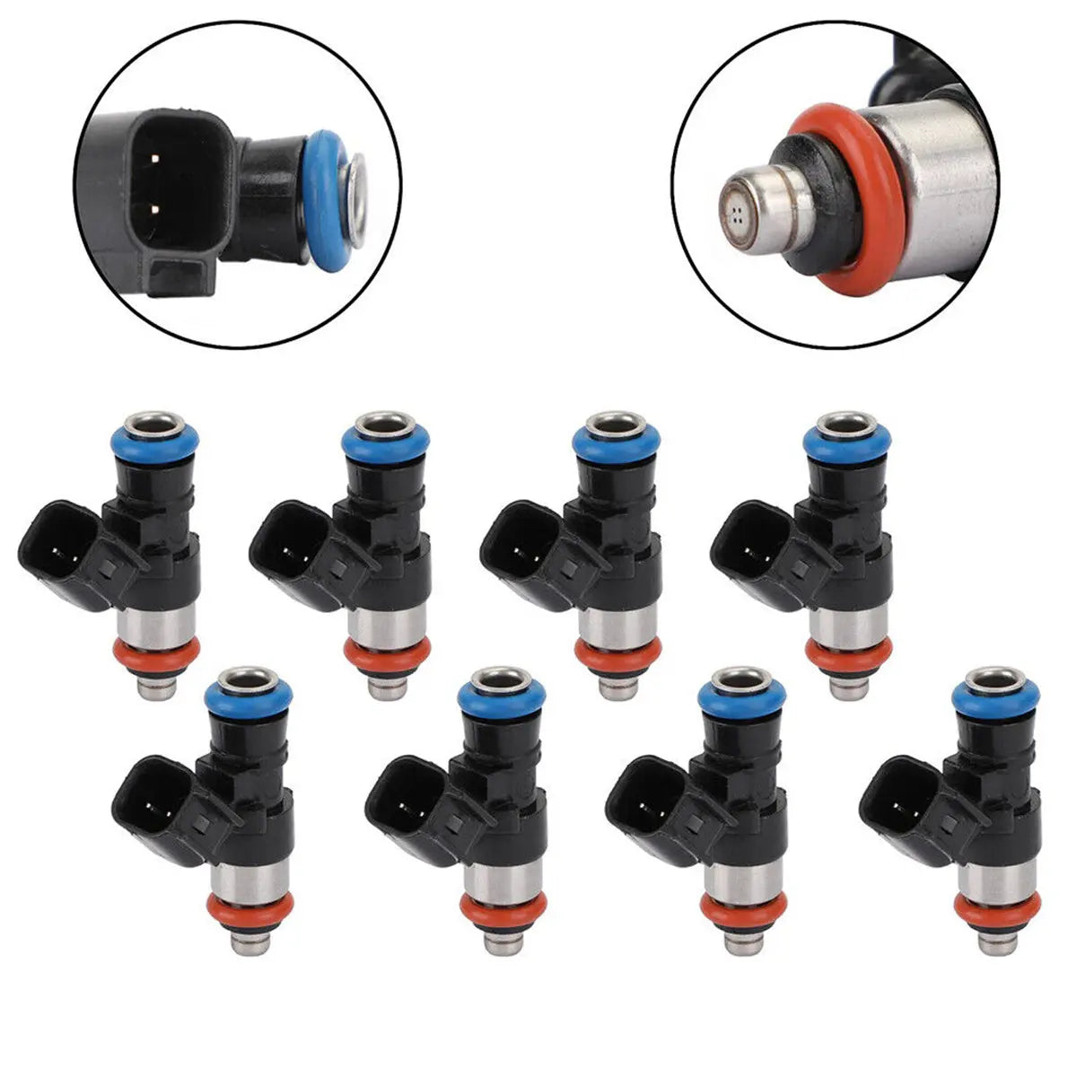 8PCS Fuel Injector 12576341 0280158051 for Chevrolet Corvette LS3 LS7 Camaro SS
