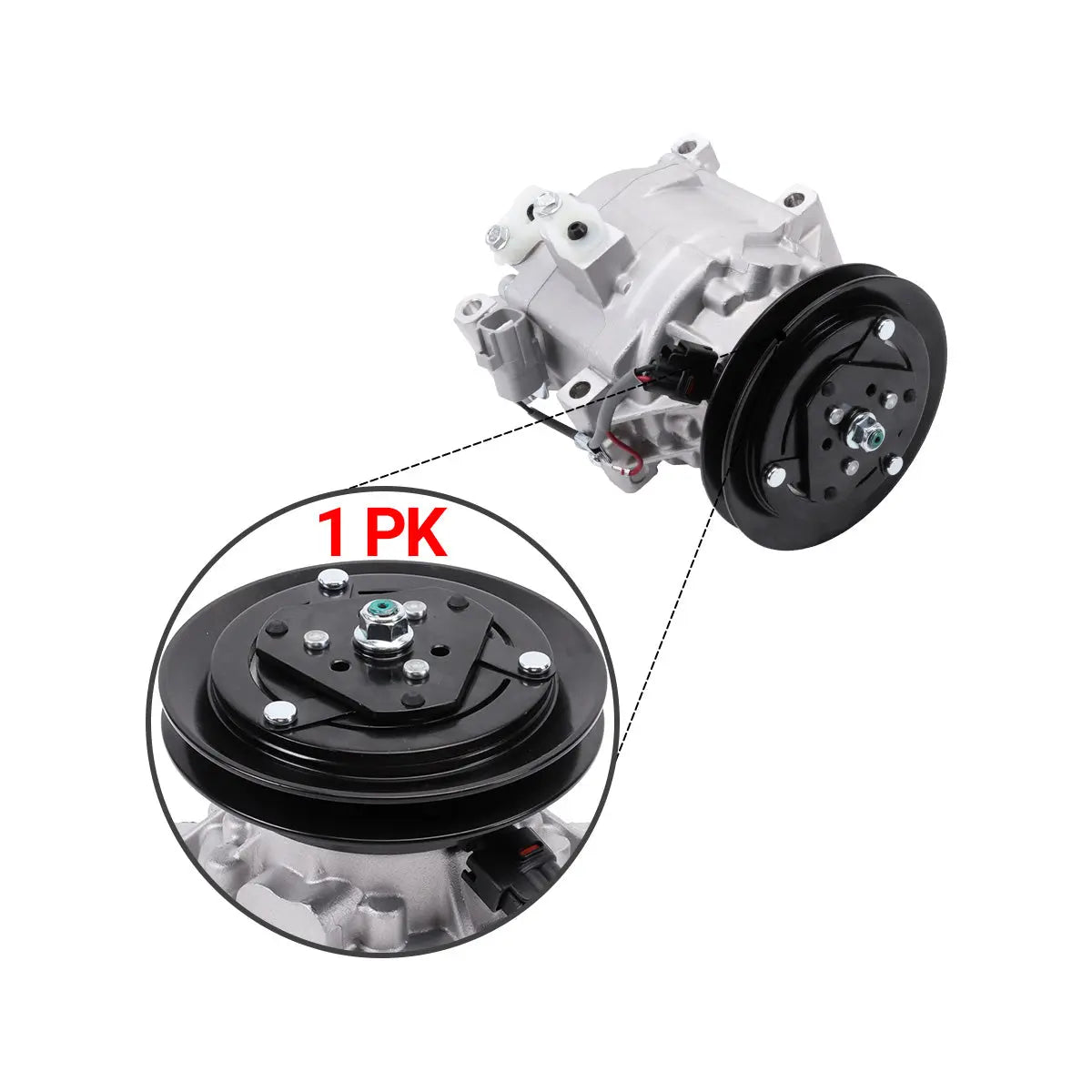 AC-Compressor-1PK-6244536M92-for-Kubota-Tractor-L3240-L3430_02 A/C Compressor 1PK 6244536M92 for Kubota Tractor L3240 L3430