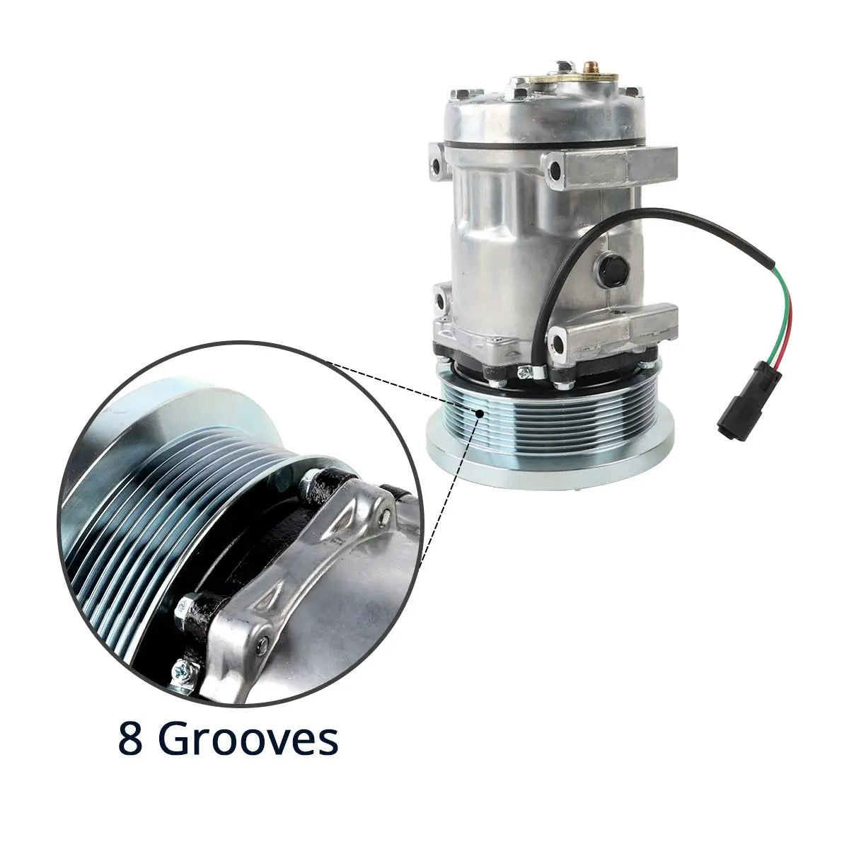 A/C Compressor 218-0324 2180324 24V for Caterpillar CAT Excavator E345B E365B