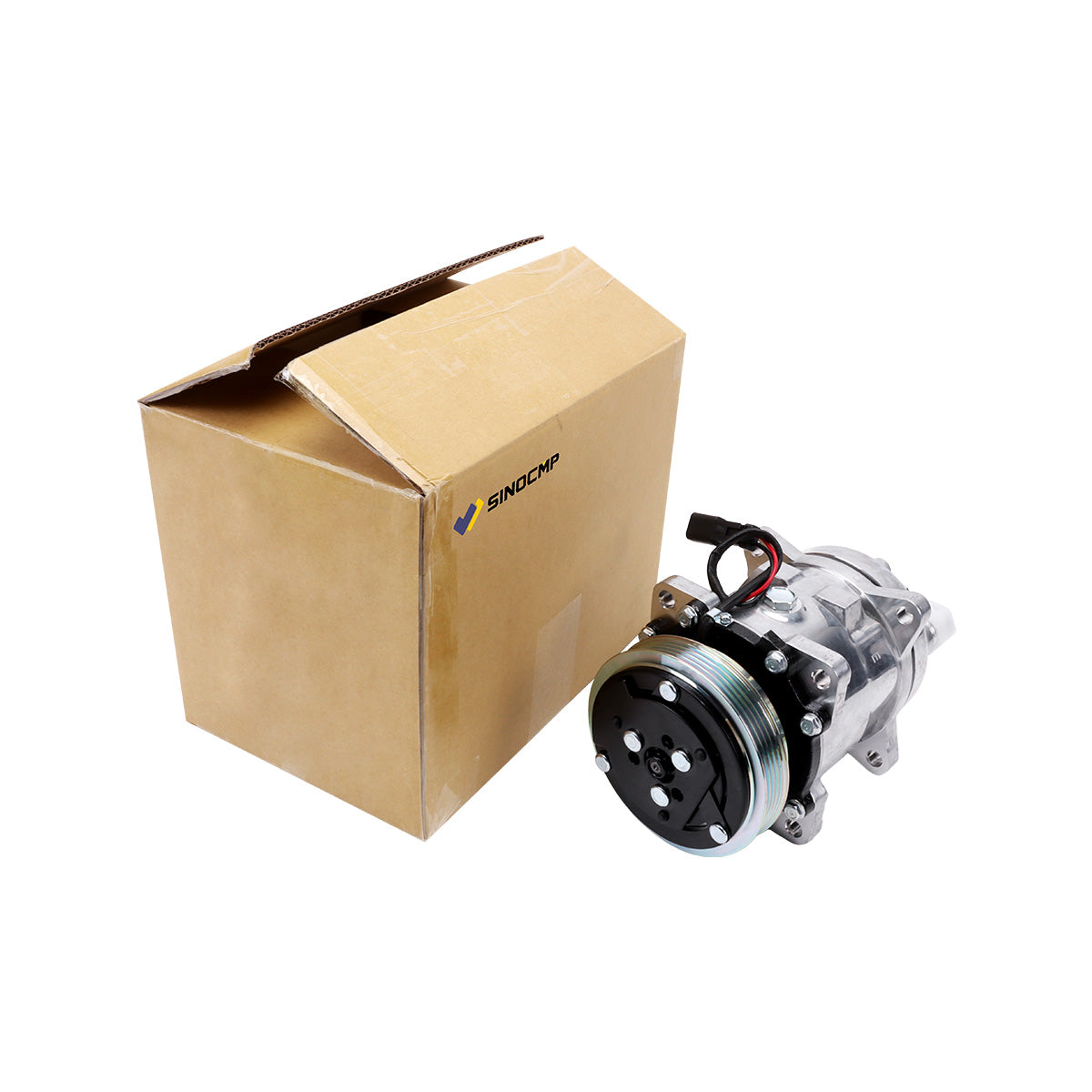 AC-Compressor-4PK-12V-QP5H11-1812-for-Bobcat-Loader-T550-T595-T630-T650-S595-S550_07 A/C Compressor 4PK 12V QP5H11-1812 for Bobcat Loader T550 T595 T630 T650 S595 S550