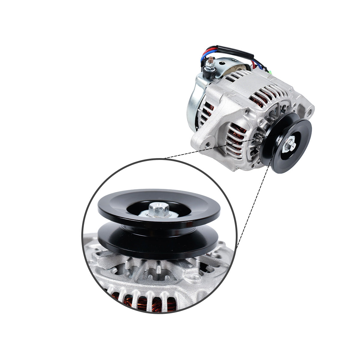 Alternator 12V 40A 7481809 for Bobcat Excavator 321 322 323 325 Loader 453 463 553