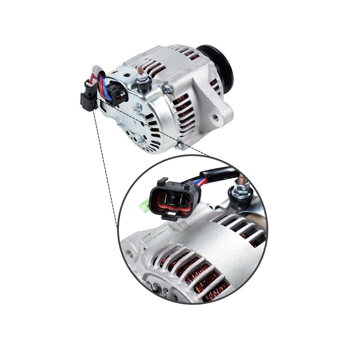 Alternator 12V 40A 7481809 for Bobcat Excavator 321 322 323 325 Loader 453 463 553