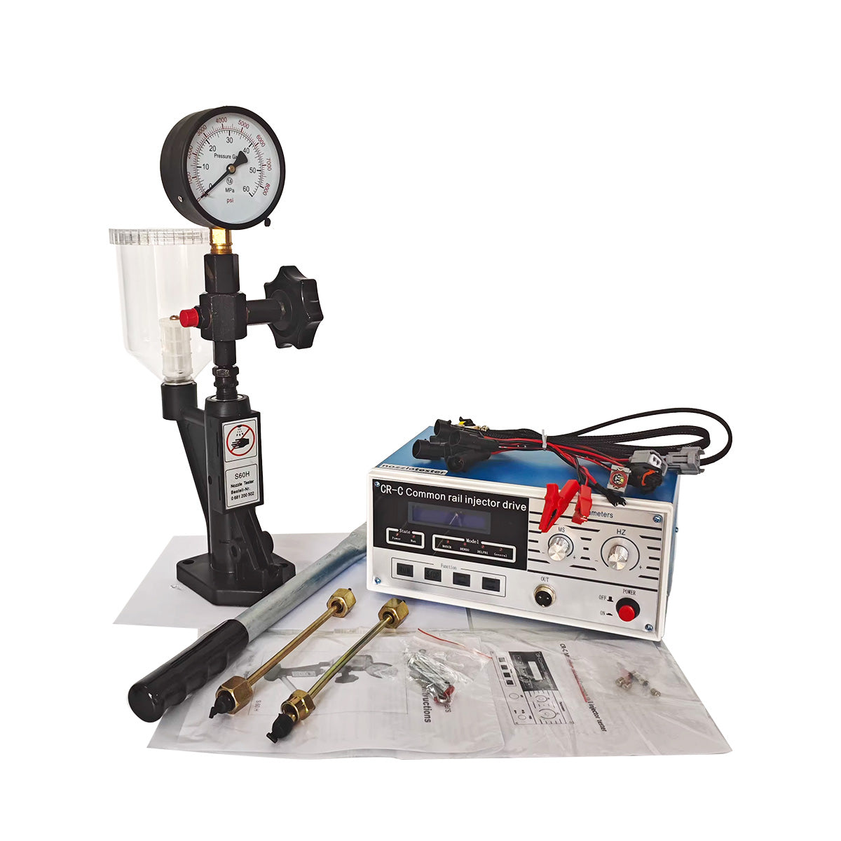 CRC-Common-Rail-Injector-Tester-Kit-S60H-Fuel-Nozzle_01 CRC Common Rail Injector Tester Kit S60H Fuel Nozzle