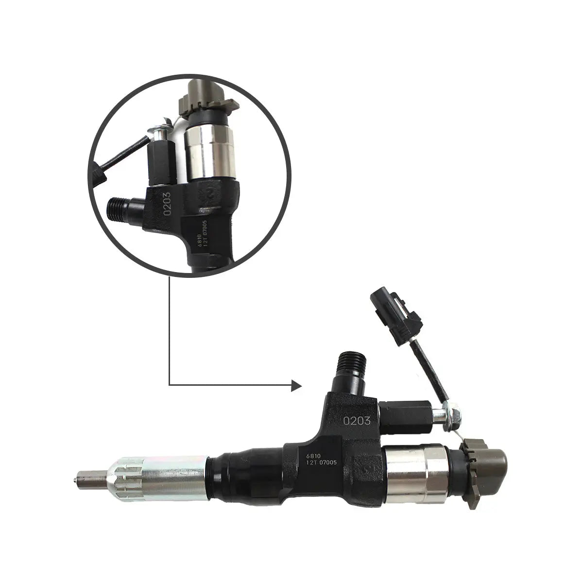 095000-6811 Common Rail Fuel Diesel Injector for Hino J08E Engine