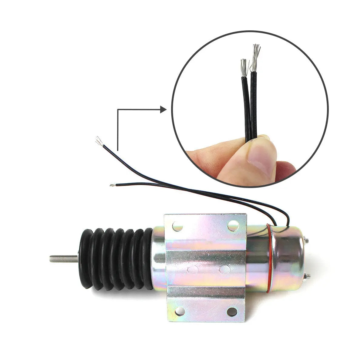 D513-A32V12 D513A32V12 12V Fuel Shut Off Solenoid for Genie JLG Dual Coil Throttle Solenoid