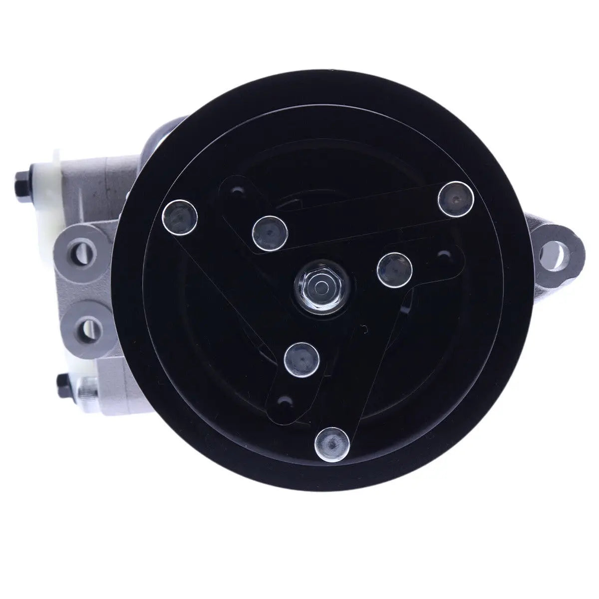Delphi SP10 A/C Compressor with Single Groove 12 Volt Clutch for Mahindra Tractor 4510 5010 2538 6010 6110