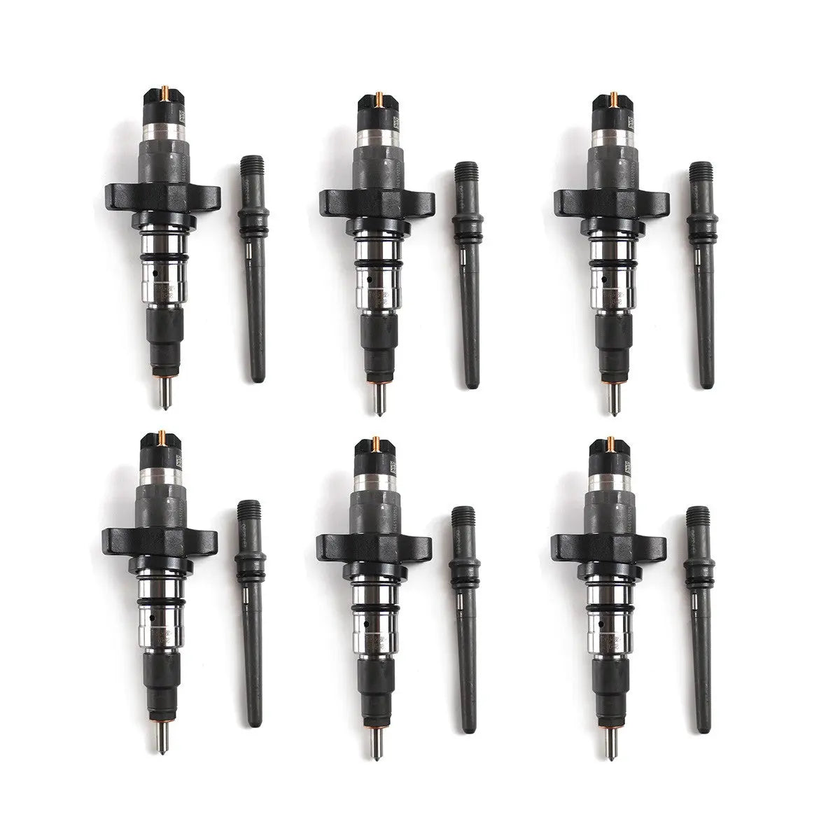 1PC/6PCS Diesel Fuel Injector with Connect Tube 0986435503 0445120255 for 2003-2004 Dodge Pick-up Ram Cummins 5.9L Engine