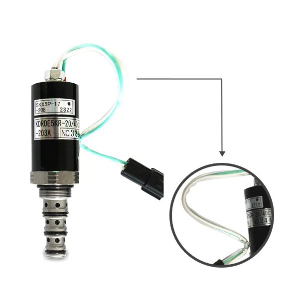EZ20V00018F1 Hydraulic Pump Solenoid Valve for Kobelco SK60 SK200-3
