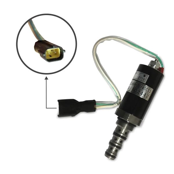 EZ20V00018F1 Hydraulic Pump Solenoid Valve for Kobelco SK60 SK200-3