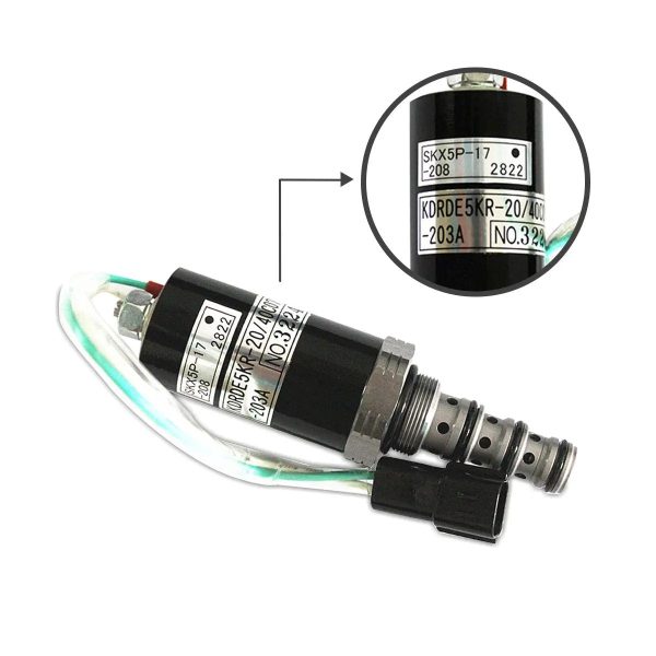 EZ20V00018F1 Hydraulic Pump Solenoid Valve for Kobelco SK60 SK200-3