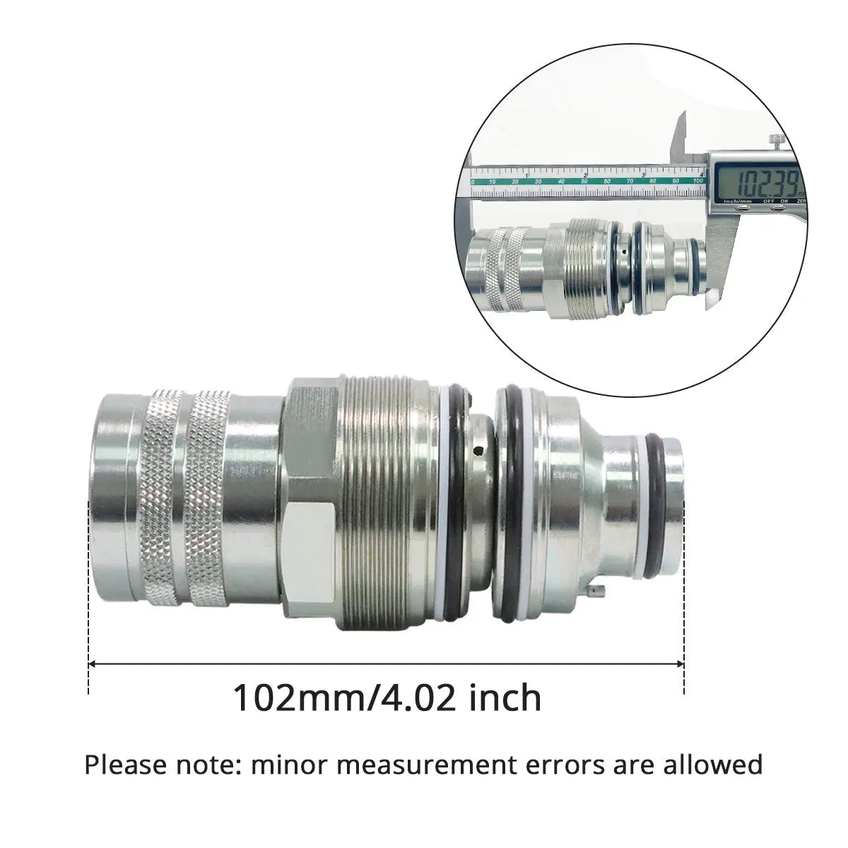 Male & Female Flat Face Coupler Kit 6679837 6680018 for Bobcat 753 763 773 863 864 883 A220 A300 A770