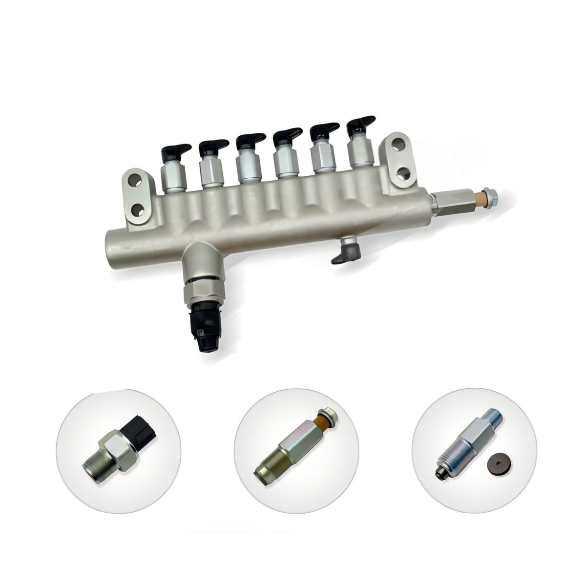 Fuel Common Rail 095440-1720 8-98152950-2 for Isuzu 6HK1 Engine