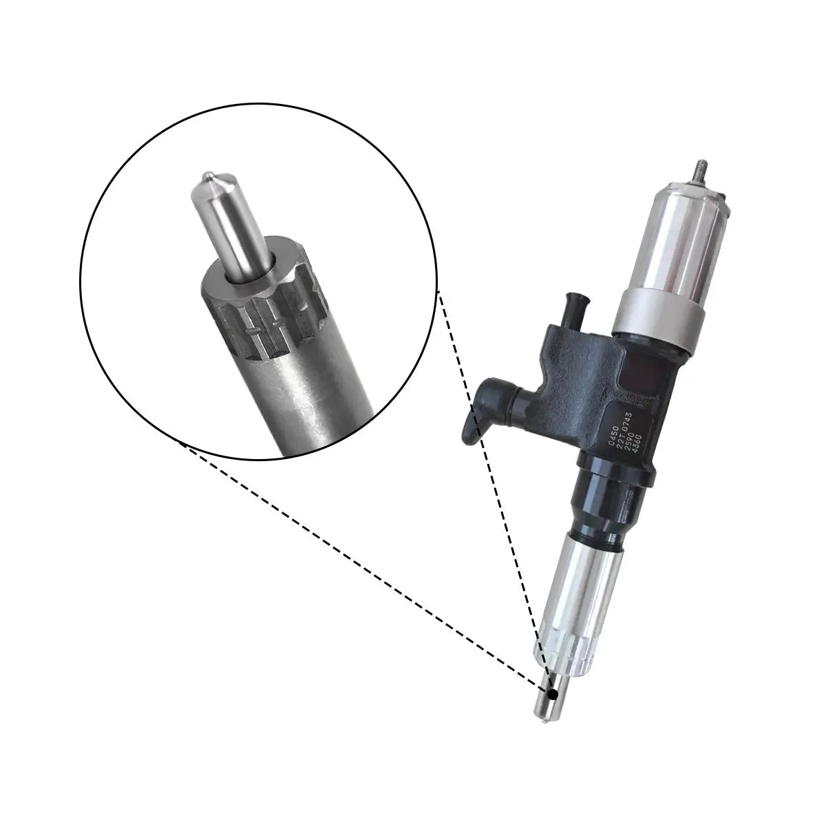 Fuel-Injector-095000-0450-for-Isuzu-6HK1_02 Fuel Injector 095000-0450 095000-0451 8-97601259-0 for Isuzu Truck 6HK1 Engine
