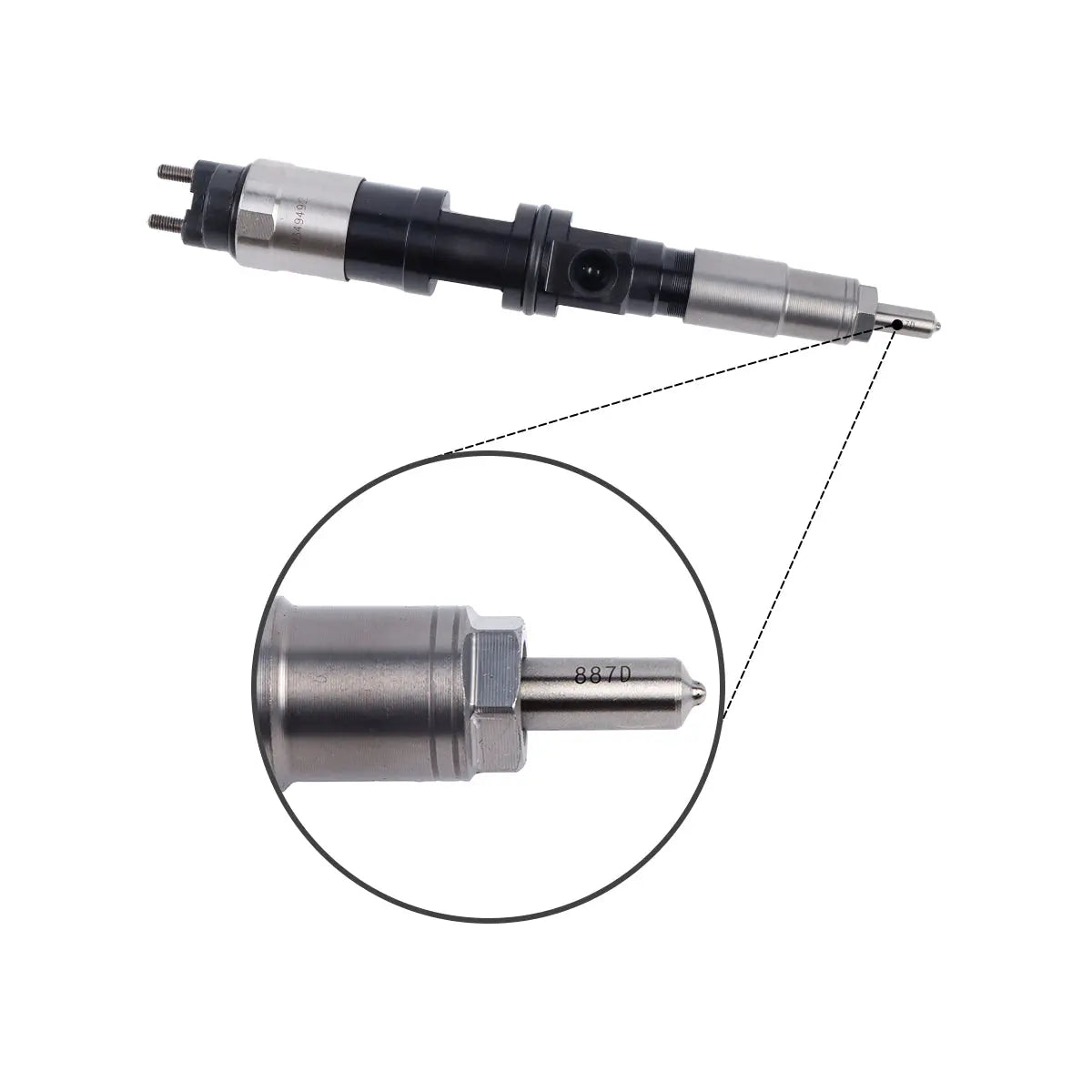 095000-6490 DZ100217 Fuel Injector for John Deere 7430 6068T D7430 Engine