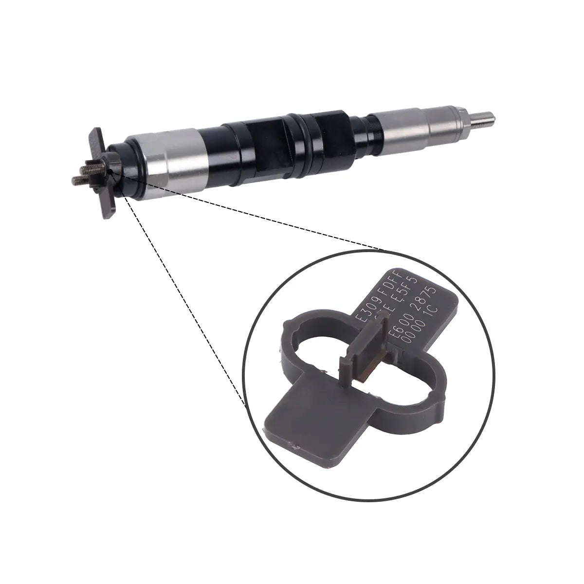 095000-6490 DZ100217 Fuel Injector for John Deere 7430 6068T D7430 Engine