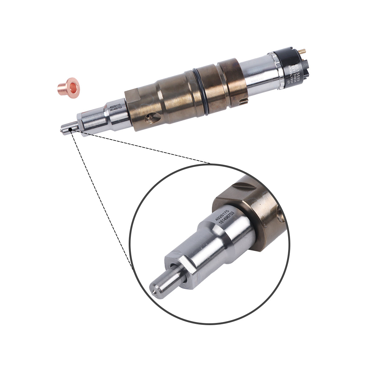 Fuel-Injector-with-Tube-6513589-6513589PX-for-Cummins-ISX-X15-Engine_02 Fuel Injector with Tube 6513589 6513589PX for Cummins ISX X15 Engine