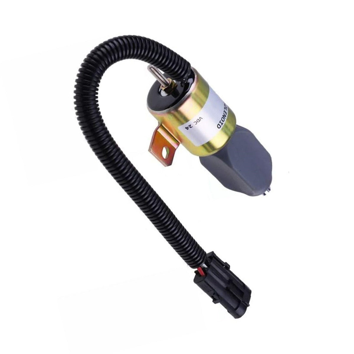 Fuel Stop Shutoff Solenoid Valve 71630091 716/30091 for JCB JS115 JS130 JZ140 JS160 JS180 JS240 JS330
